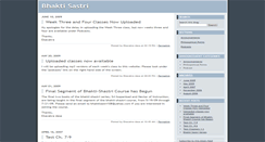 Desktop Screenshot of bhaktisastri.bhagavatmedia.com