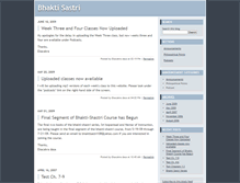 Tablet Screenshot of bhaktisastri.bhagavatmedia.com